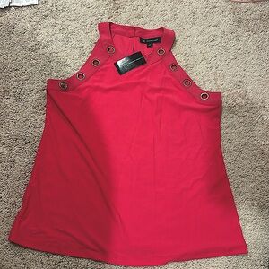 INC International Concepts high collar blouse